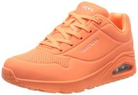 Skechers Uno Night Shades Sneakers voor dames, Oranje Durabuck, 36 EU