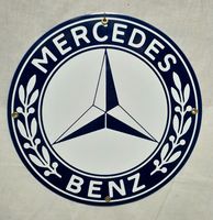 Mercedes Benz Emaille Bord 12" / 30 cm - thumbnail