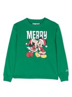 MC2 Saint Barth Kids t-shirt à imprimé Mickey Minnie Kissmas - Vert