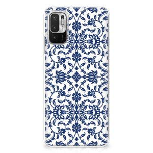 Xiaomi Redmi Note 10/10T 5G | Poco M3 Pro TPU Case Flower Blue