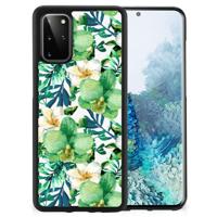 Samsung S20 Plus Skin Case Orchidee Groen