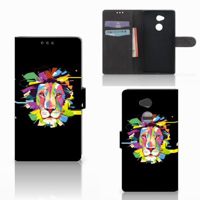 Sony Xperia XA2 Ultra Leuk Hoesje Lion Color