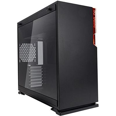 IN WIN 101 ATX Mid Tower Gaming-computerbehuizing met gehard glas, zwart