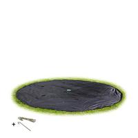 EXIT Toys Groundlevel Trampoline Afdekhoes - Beschermt tegen Weer en Vuil - Beschermhoes voor Ronde Groundlevel Trampolines - Waterafstotend - ø366cm