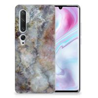 Xiaomi Mi Note 10 Pro TPU Siliconen Hoesje Marmer Grijs - thumbnail