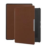 Lunso - Geschikt voor Kobo Aura H20 Edition 1 hoes (6.8 inch) - sleep cover - Bruin