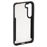 Hama Hoes voor mobiele telefoon voor Samsung Galaxy S23 (transparante hoes voor Samsung Galaxy S23, flexibele beschermhoes met frame, schokbestendig) transparant