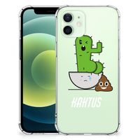 iPhone 12 Mini Stevig Bumper Hoesje Cactus Poo