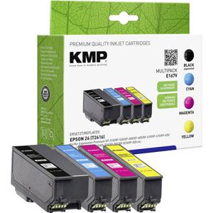 KMP Inktcartridge vervangt Epson 26, T2616, T2601, T2612, T2613, T2614 Compatibel Combipack Zwart, Cyaan, Magenta, Geel E167V 1626,4850