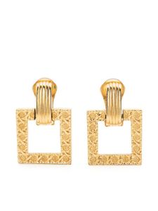 Christian Dior Pre-Owned boucles d'oreilles à fermoir clip (années 1980)