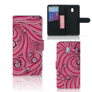 Xiaomi Redmi 8A Hoesje Swirl Pink