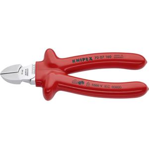 Knipex Knipex-Werk 70 07 160 VDE Zijkniptang Met facet 160 mm