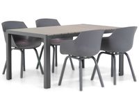 Lifestyle Salina/Young 155cm dining tuinset 5-delig - thumbnail