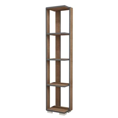 Homemania Boekenkast Nicol 33,6x25,8x153 cm walnootkleurig