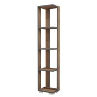 Homemania Boekenkast Nicol 33,6x25,8x153 cm walnootkleurig