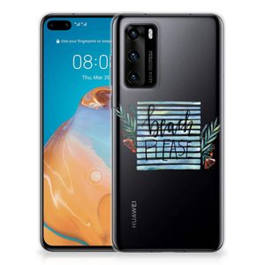 Huawei P40 Telefoonhoesje met Naam Boho Beach