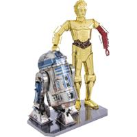 Metal Earth Star Wars Set C-3PO + R2D2 Metalen bouwpakket - thumbnail