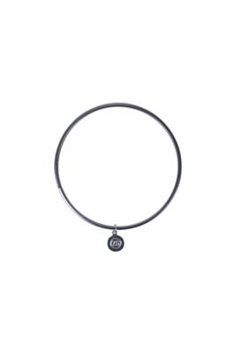 Zusss armband metaal black steel