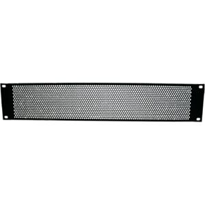 Adam Hall 87222VR 19 inch ventilatieplaat 2U staal ronde gaten