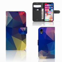 Apple iPhone Xr Book Case Polygon Dark