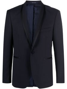 Tagliatore blazer à col châle - Bleu