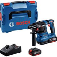 Bosch Professional GBH 18V-22 SDS-Plus-Accu-boorhamer 18 V 4 Ah Li-ion Incl. 2 accus, Incl. lader, Incl. koffer - thumbnail