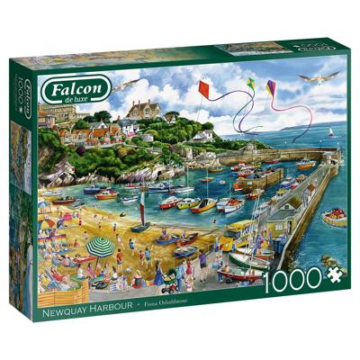 Falcon legpuzzel Newquay Harbour 1000 stukjes Falcon legpuzzel Newquay Harbour 1000 stukjes