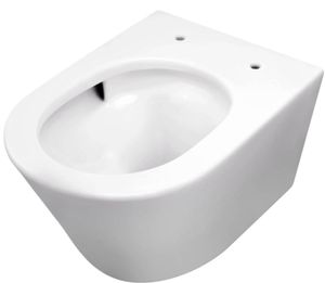 Saqu hangtoilet met tornado flush 36x52,5x35,5cm glanzend Wit