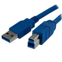 StarTech.com 1 m SuperSpeed USB 3.0-kabel A-naar-B M/M - thumbnail