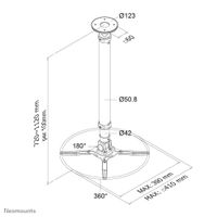 Neomounts BEAMER-C350BLACK plafondhouder - thumbnail