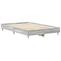 vidaXL Bedframe 120x190 cm Grijs Sonoma Geengineerd Hout
