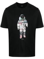 PS Paul Smith Katoenen T-shirt met print - Zwart