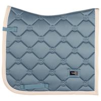 Zadeldek Equestrian Stockholm Stone Blue, Springen paard in lichtblauw