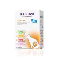 KATTOVIT - Urinary Multipack natvoer voor katten | Natvoer voor katten als volledig voer in verse zak. Dieetvoer voor volwassen katten met urinewegaandoeningen | 12 x 85g
