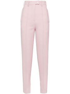 Prada pantalon à taille haute - Rose