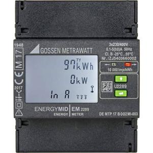 Gossen Metrawatt EM2289 Modbus RTU kWh-meter 3-fasen Digitaal Conform MID: Ja 1 stuk(s)