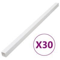 Kabelgoot 100x40 mm 30 m PVC - thumbnail