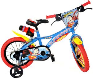 Dino Superman 14 Inch 24 cm Jongens Knijprem Blauw/Rood