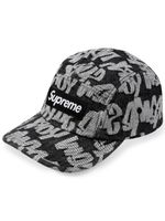 Supreme casquette à logo en jacquard - Noir - thumbnail