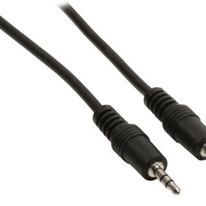 Valueline Vlap22000b05 Jack Stereo Audiokabel 3,5 mm Mannelijk - 3,5 mm Mannelijk 0,50 M Zwart