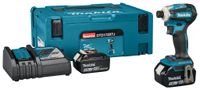 Makita DTD172RTJ | Accu Slagschroevendraaier | 18V | 2 x 5,0 Ah accu + snellader | In Mbox DTD172RTJ