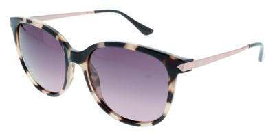 H.I.S zonnebril 88105 cat. 3 dames wayfarer metaal bruin/paars