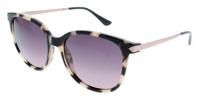 H.I.S zonnebril 88105 cat. 3 dames wayfarer metaal bruin/paars