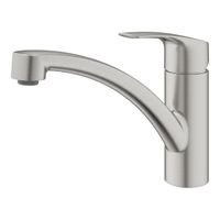 GROHE Eurosmart Keukenkraan - draaibare uitloop - supersteel geborsteld 33281DC3