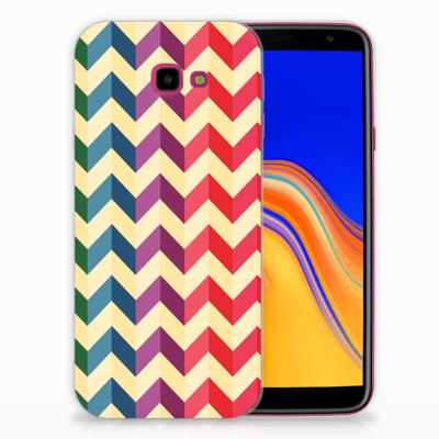 Samsung Galaxy J4 Plus (2018) TPU bumper Zigzag Multi Color Samsung Galaxy J4 Plus (2018) TPU bumper Zigzag Multi Color