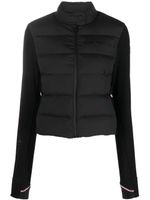 Moncler Grenoble cardigan à empiècements matelassés - Noir - thumbnail