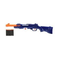 Kinder politie speelgoed geweer shotgun politie met 6 foam pijlen 63 cm