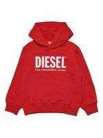 Diesel Kids hoodie à logo imprimé - Rouge