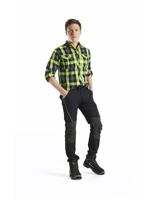 Blaklader 142216459933C58 4-wegs stretch service werkbroek, zwart/geel, maat C58