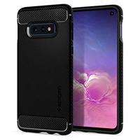 Spigen Rugged Armor Case Compatibel met Galaxy S10e Hoesje -Zwart